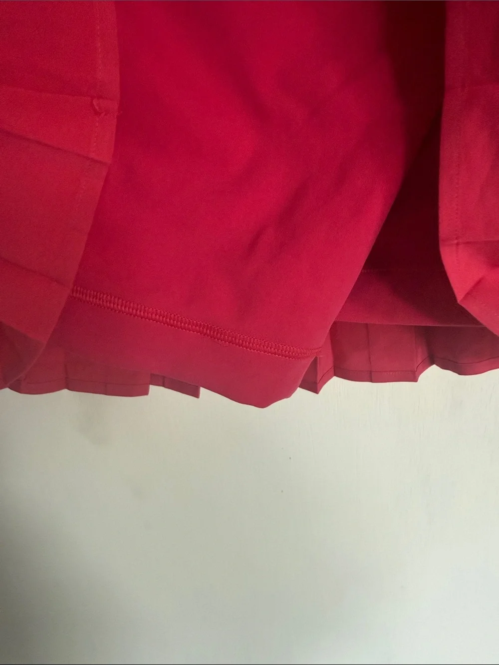 lululemon athletica Lipstick Pink Pleated Skater Skirt